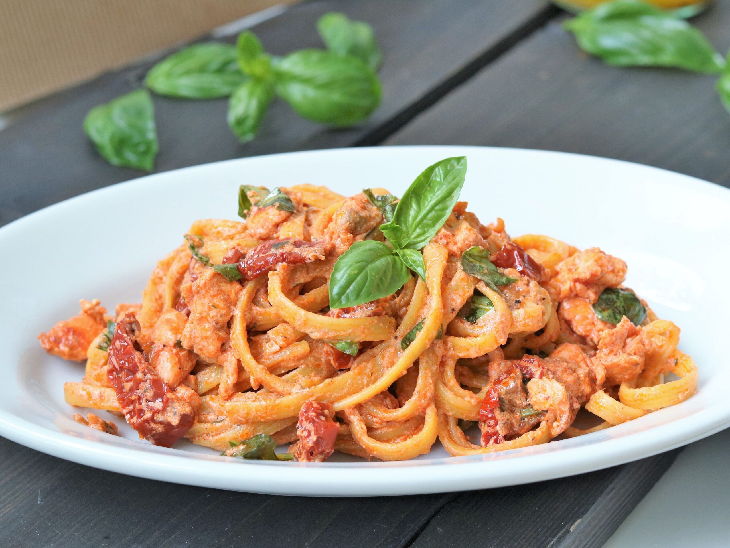 Tagliatelle mit Lachs & Ricotta