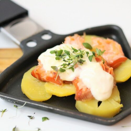 Raclette Special: Lachs, Crème Fraîche &amp; Thymian - Julia Weigl | solo ...